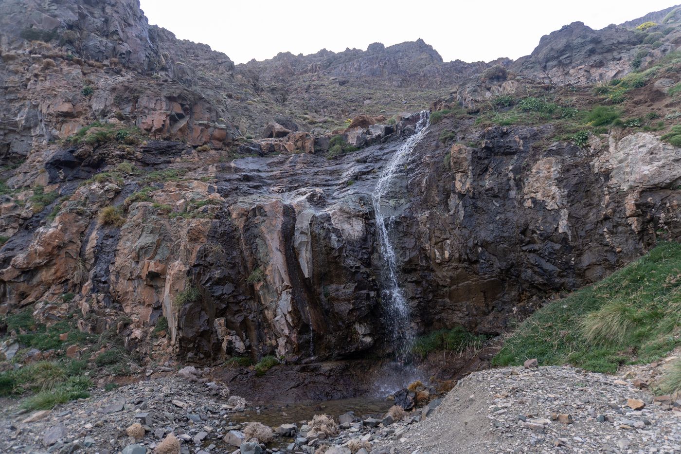 La cascade tant espérée, juste avant le lac Tamda