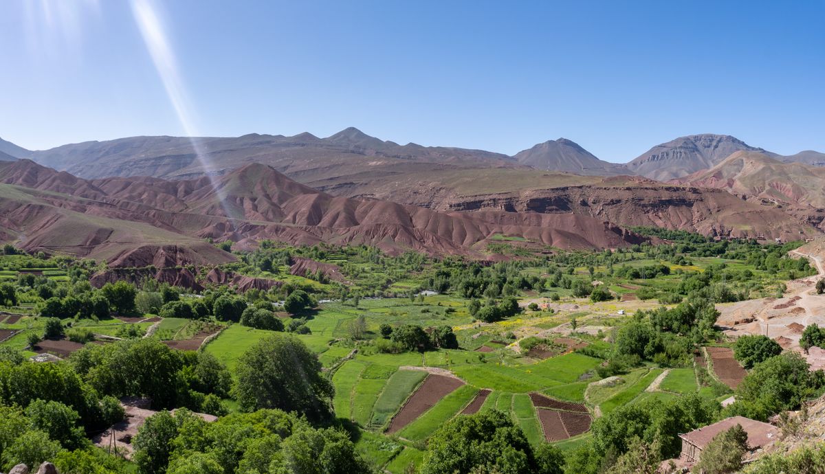 L'oued Tessaout verdit la vallée
